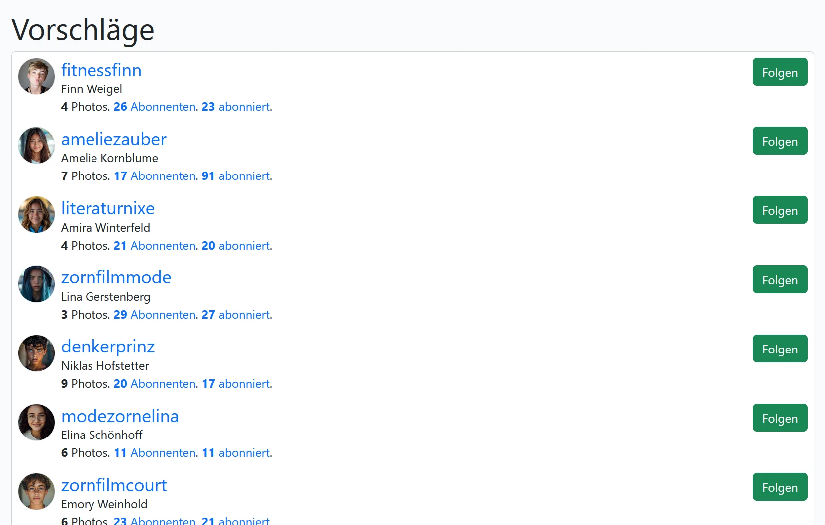 user-recomended